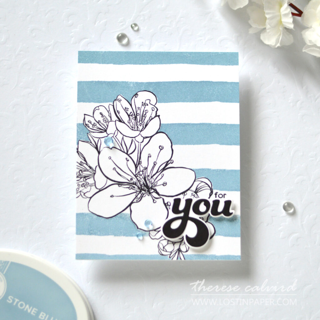 Lostinpaper - Stamping Backtgrounds - 4 Ways (LIVE Card video) 10