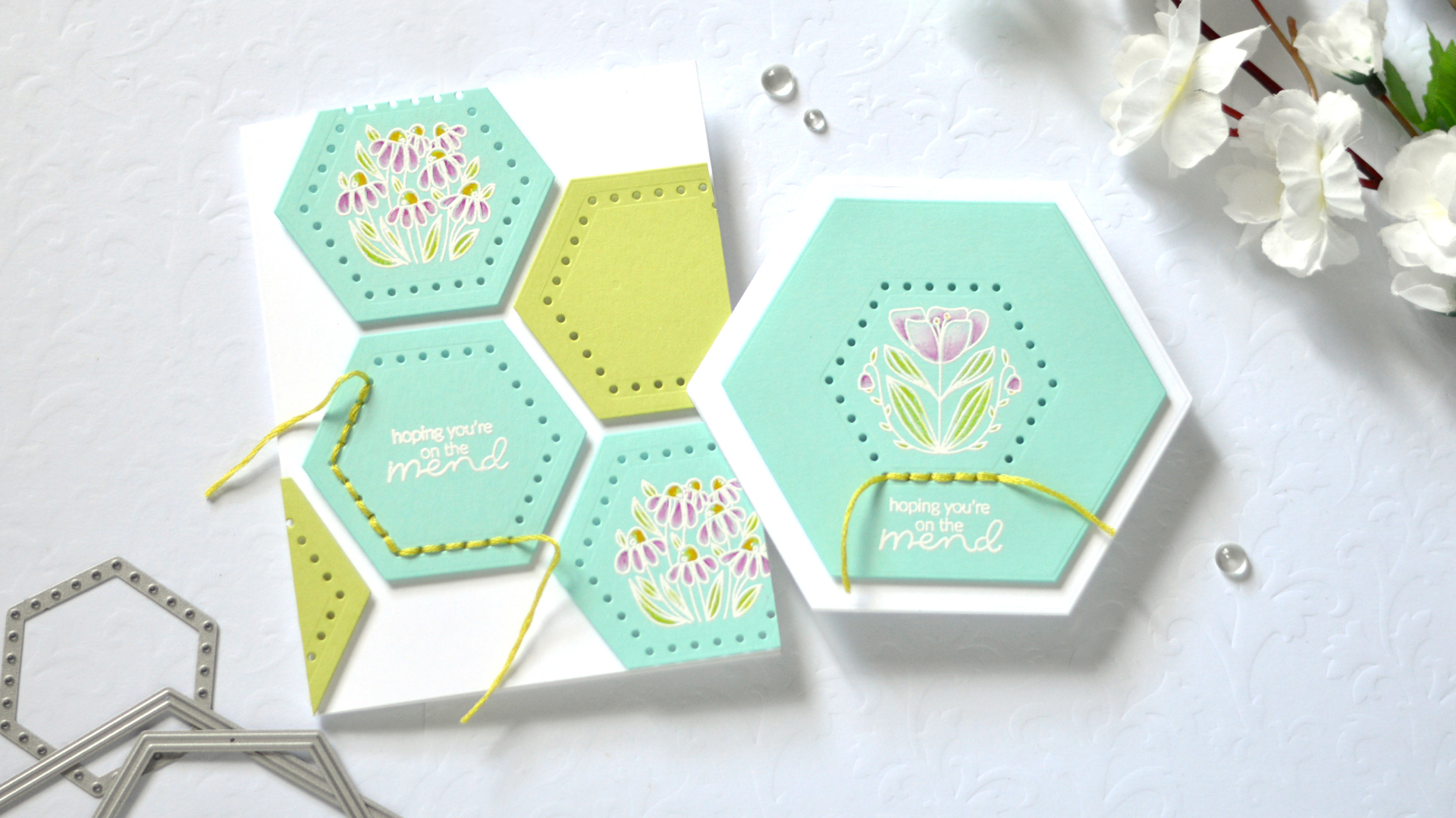 How to Add Stitching to Cards the EASY Way!