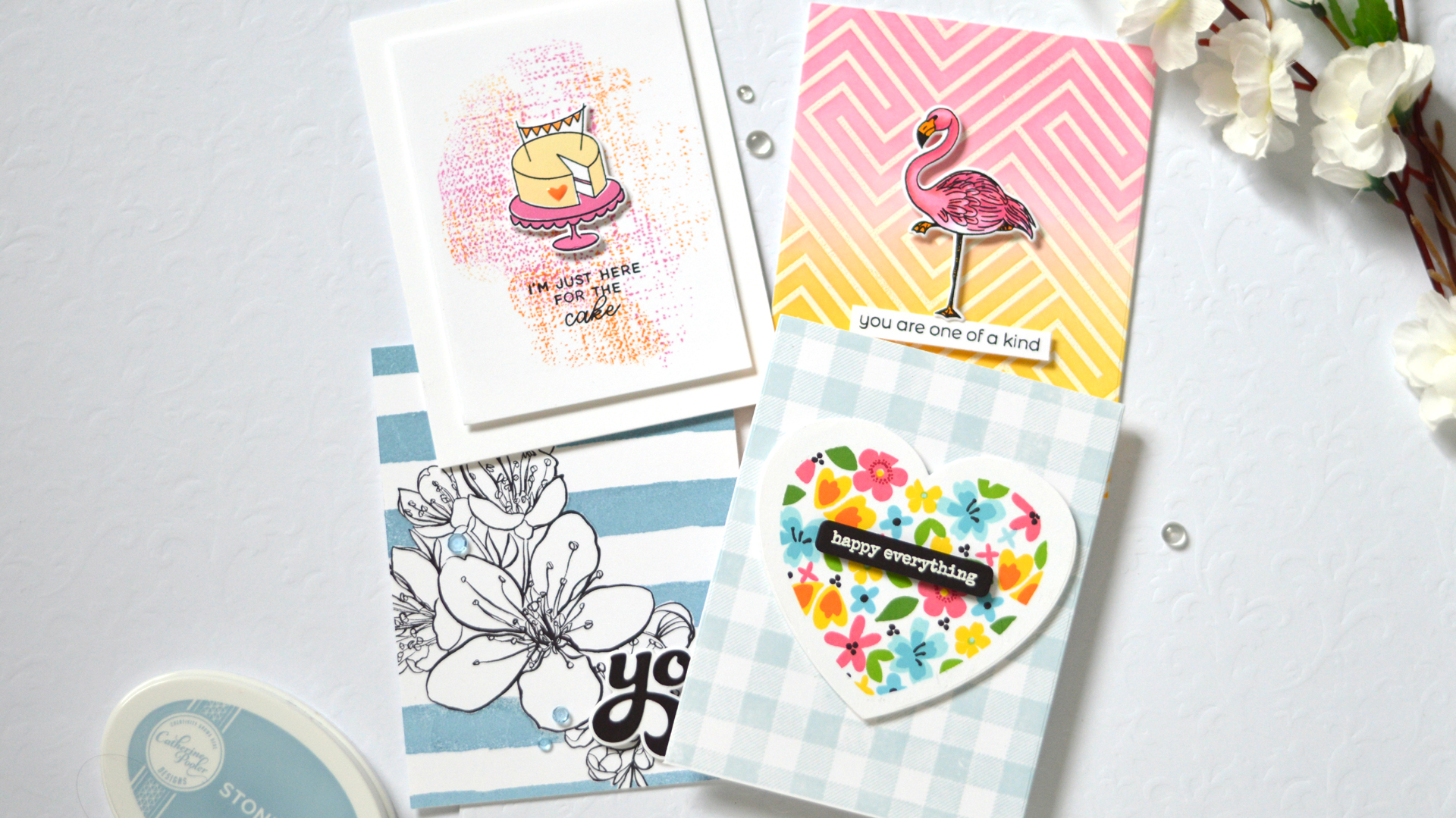 How to Make Stamped Backgrounds For Cards + LIVE Video!