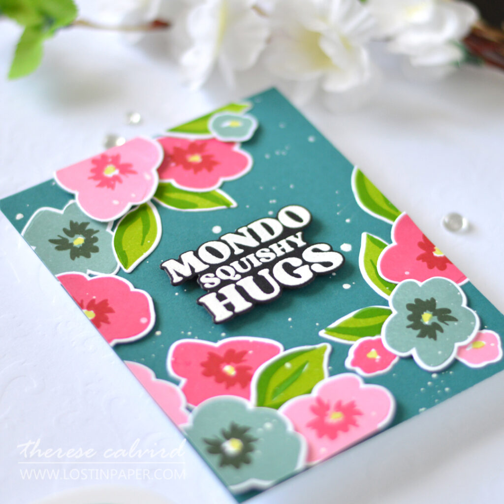 Therese Calvird - Ellen Hutson - Painted Florals - Casual Greetings (card) 3
