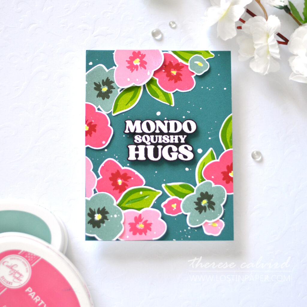 Therese Calvird - Ellen Hutson - Painted Florals - Casual Greetings (card) 3