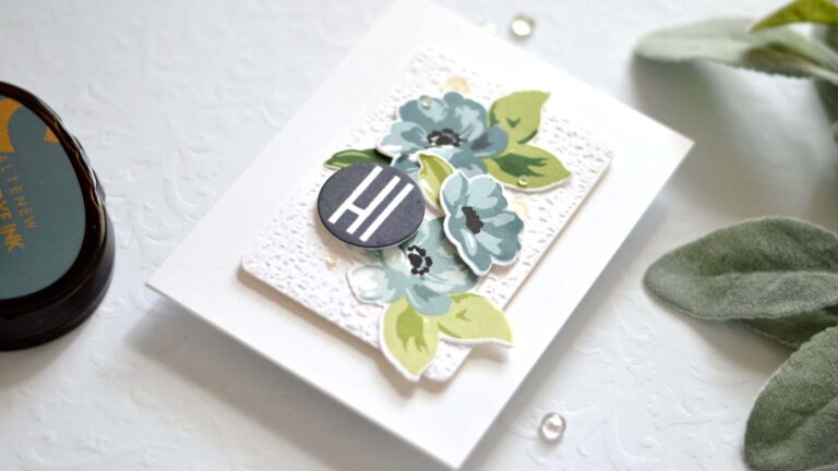 Altenew - Wispy Joy - Hello Friend (card video) (4)