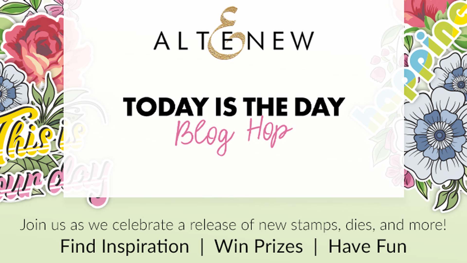 Altenew June 2022 Today Is the Day Collection Release Blog Hop + Giveaway ($300 in total prizes)!
