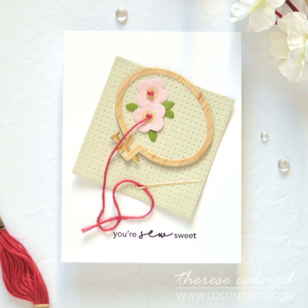 Therese Calvird - Ellen Hutson - Oval Hoops - A2 Piercing Plate - Old Spool - Thread Friends (card) (1)