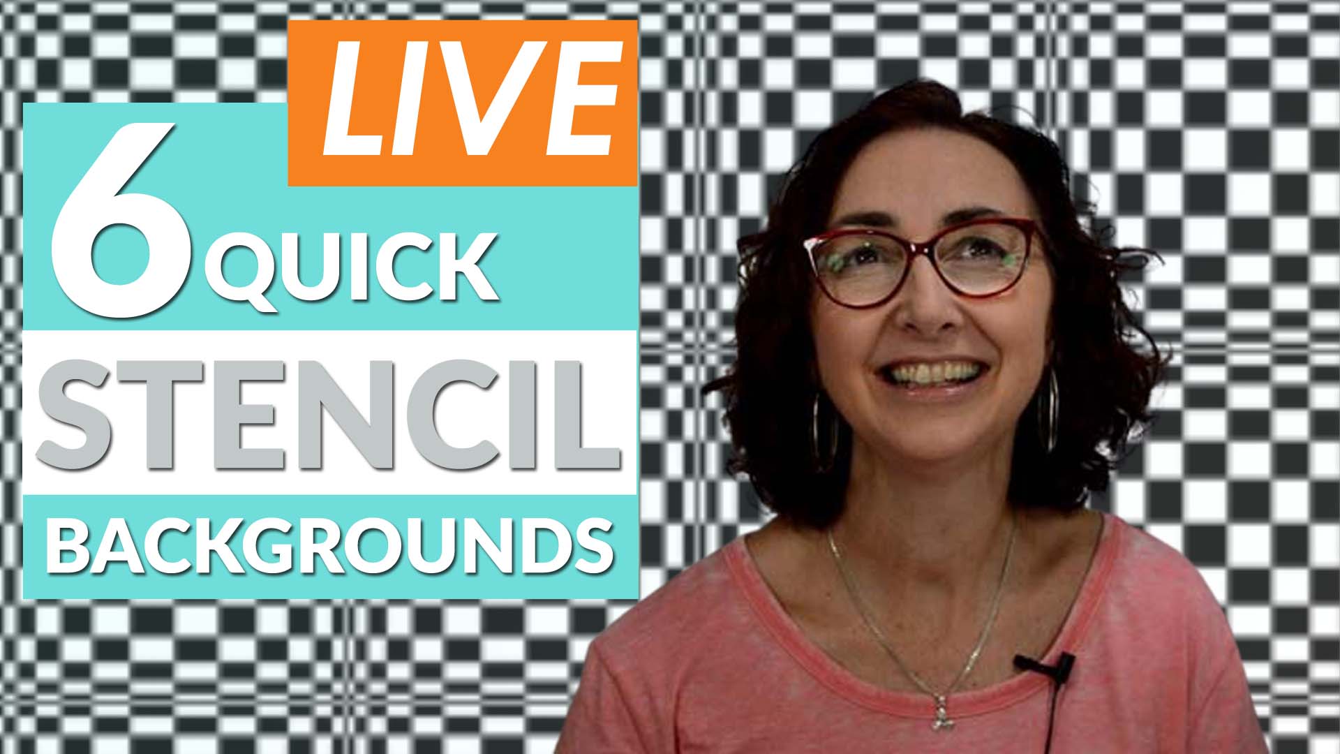 6 QUICK & Easy Card Background Ideas #2: Stencils + Video!