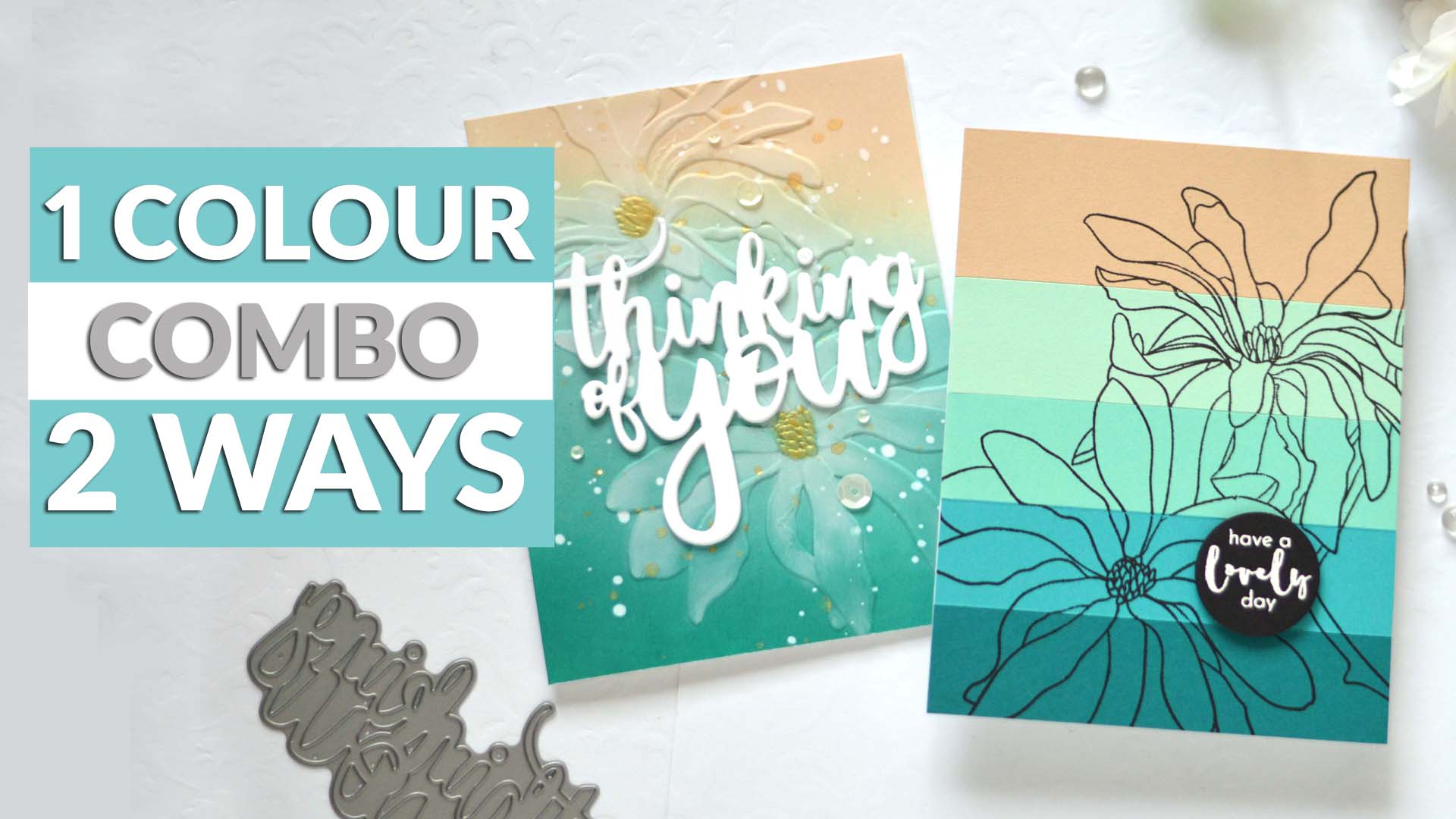 How to Use 1 Colour Combo to Create 2 Beautiful Cards + Video!