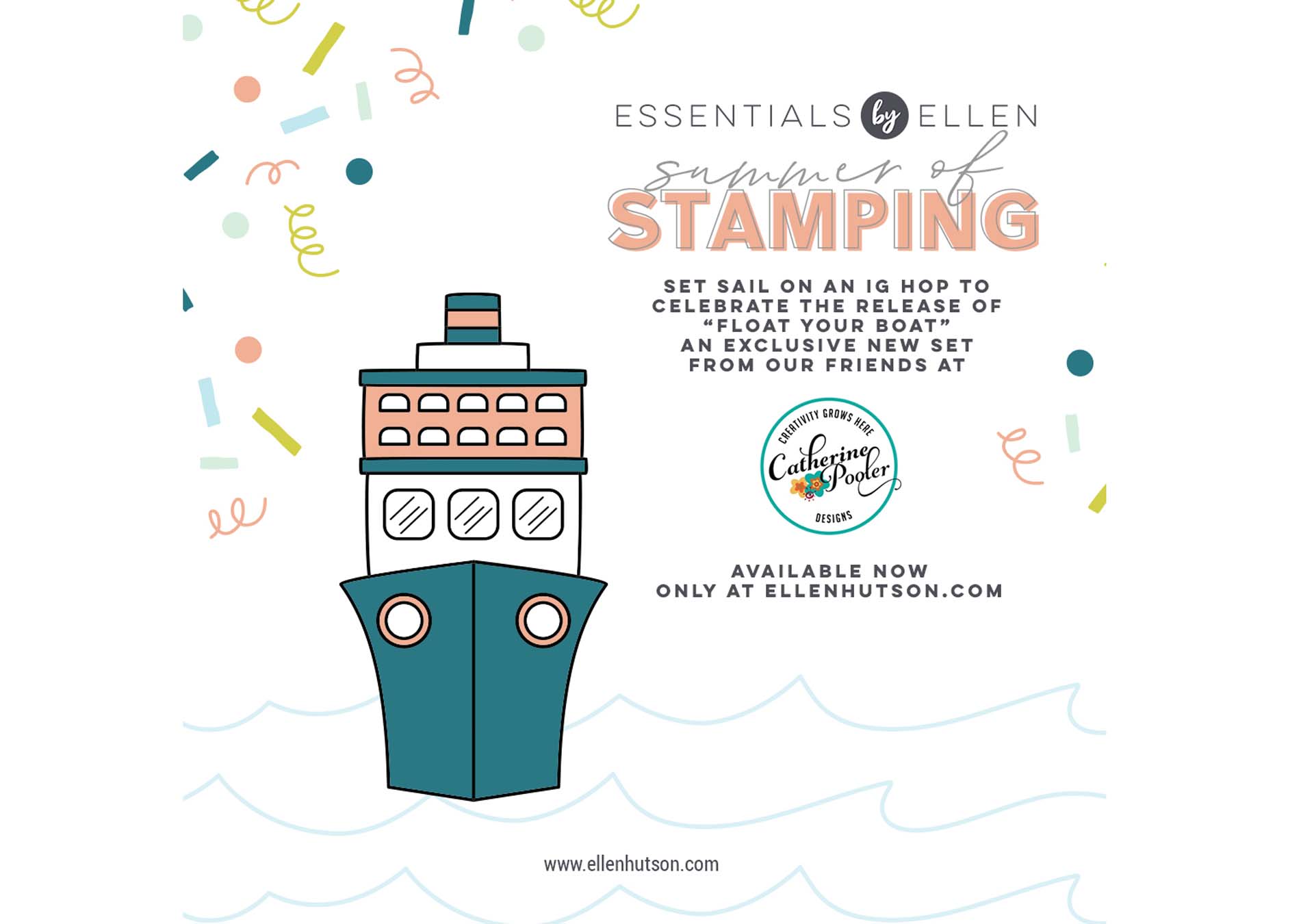 The Summer of Stamping has Begun and so has the FUN at Ellen Hutson!