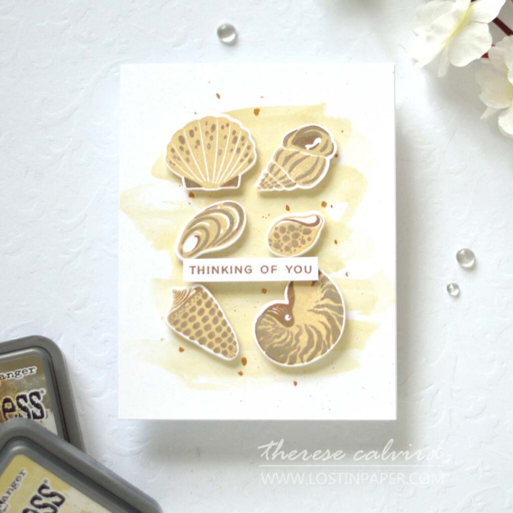 Therese Calvird - Ellen Hutson - Youre a Treasure - Shells (card) 2