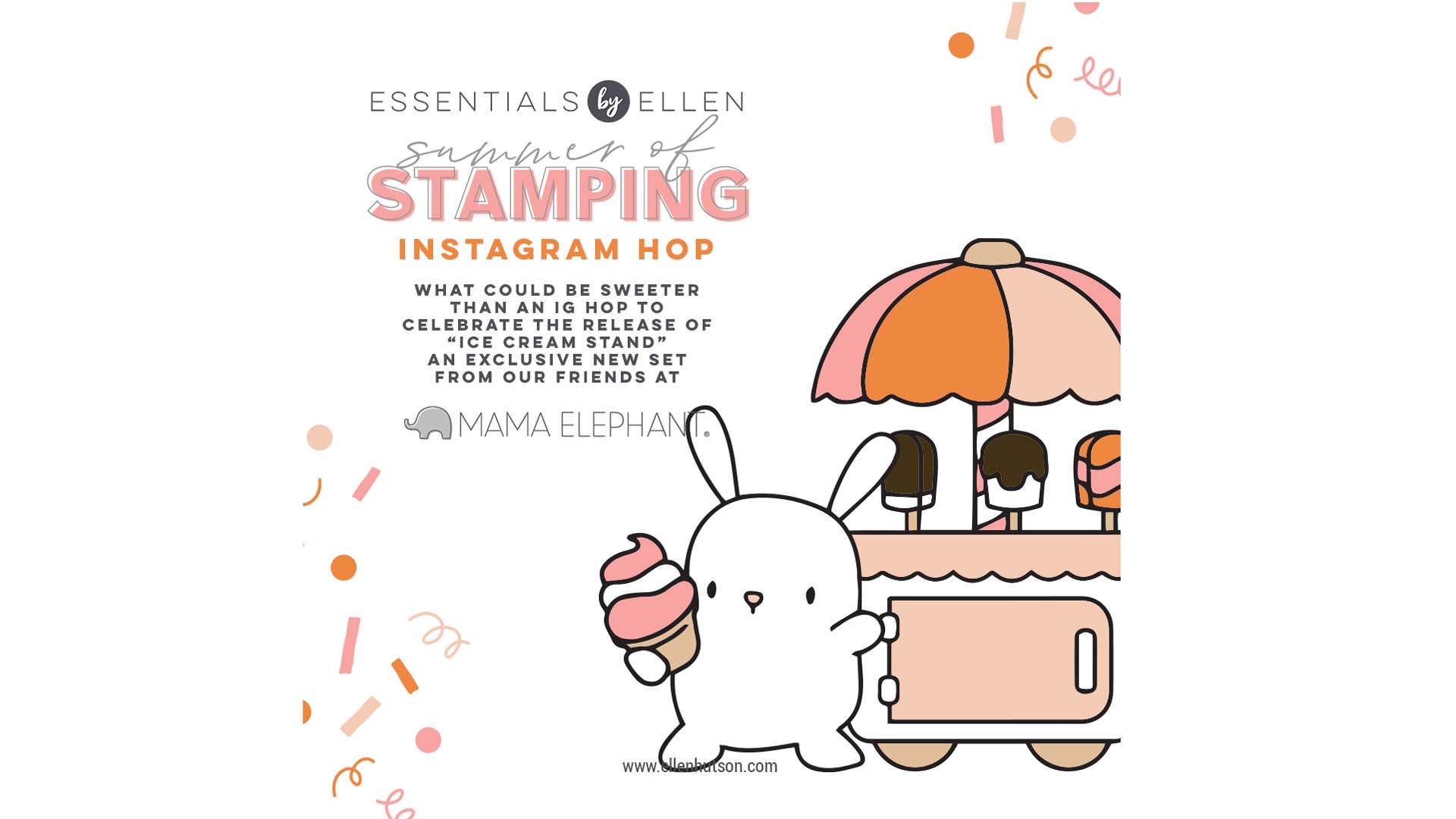 You can WIN at the FUN ‘Summer Of Stamping’ at Ellen Hutson!