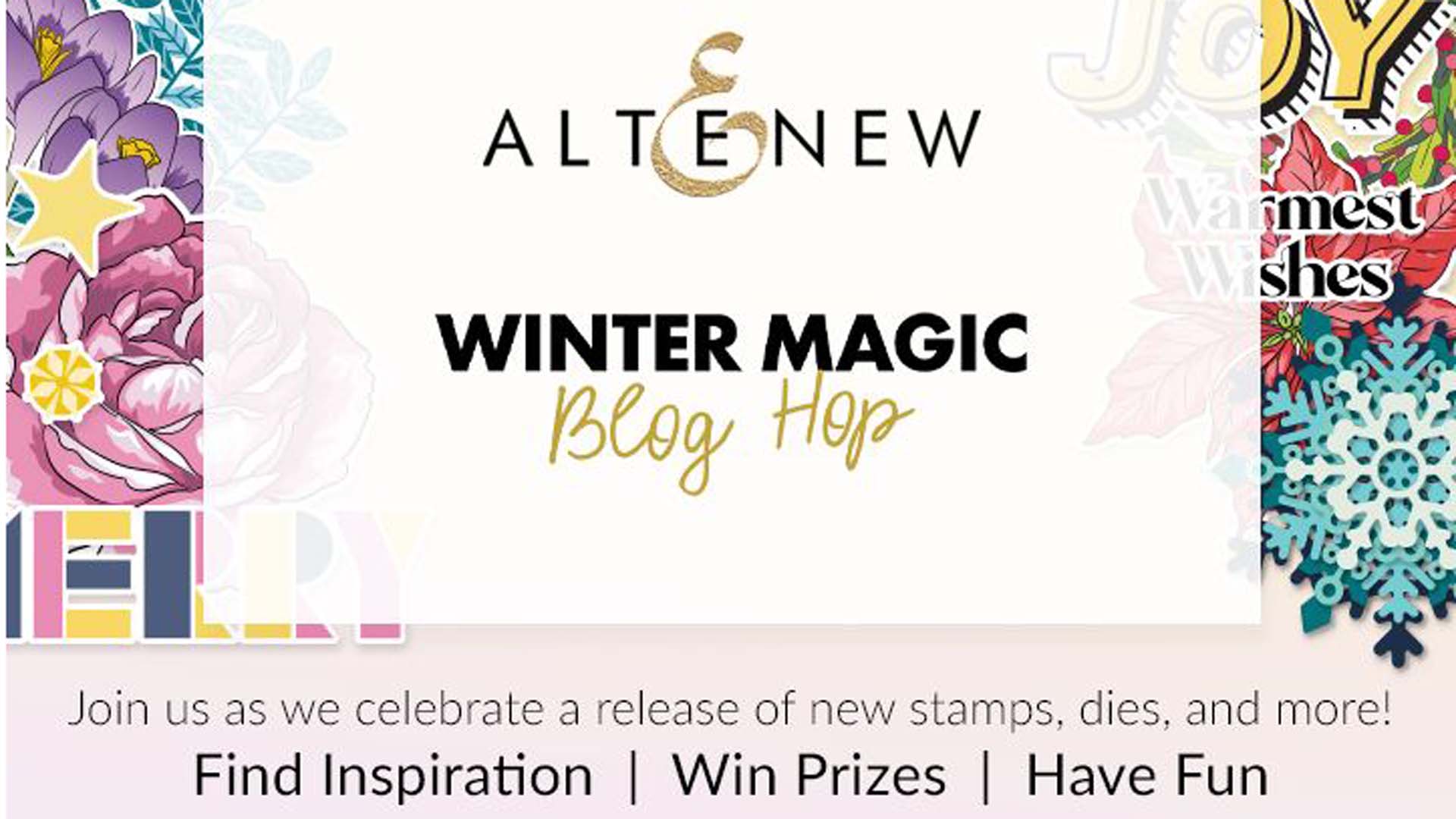 Altenew September 2022 Winter Magic Collection Release Blog Hop & Giveaway ($300 total in prizes)!