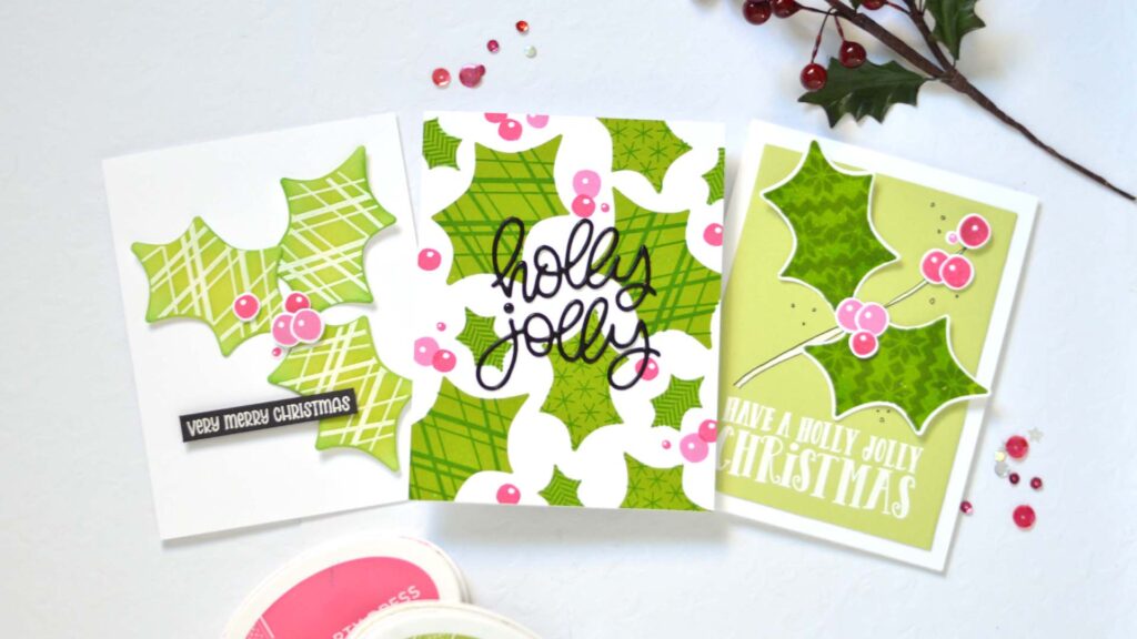 Therese Calvird - Same But Different Christmas Card Series 1 - Catherine Pooler Holly Jolly Christmas Collection (card video) 1
