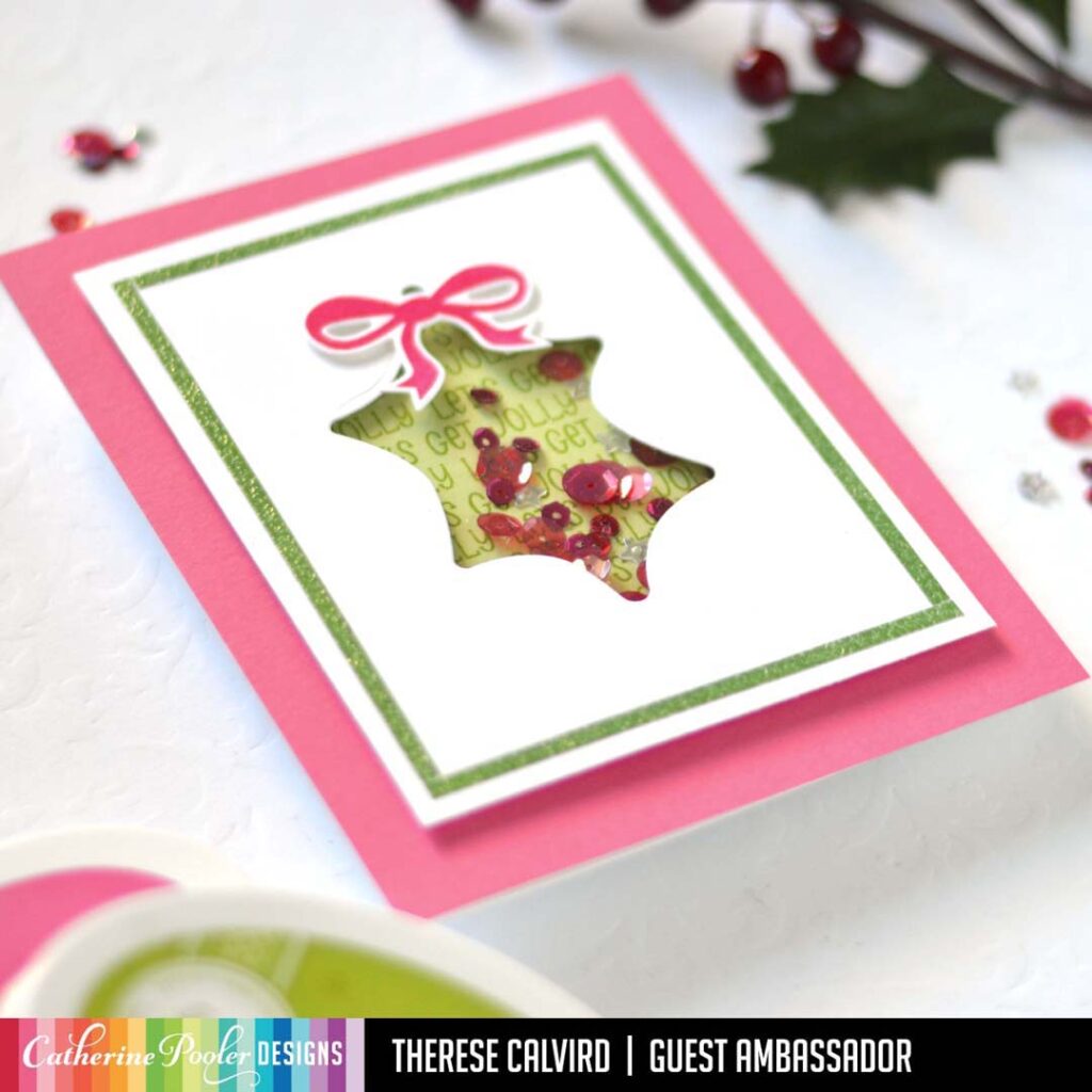 Therese Calvird - Same But Different Christmas Card Series 1 - Catherine Pooler Holly Jolly Christmas Collection (card video) 1