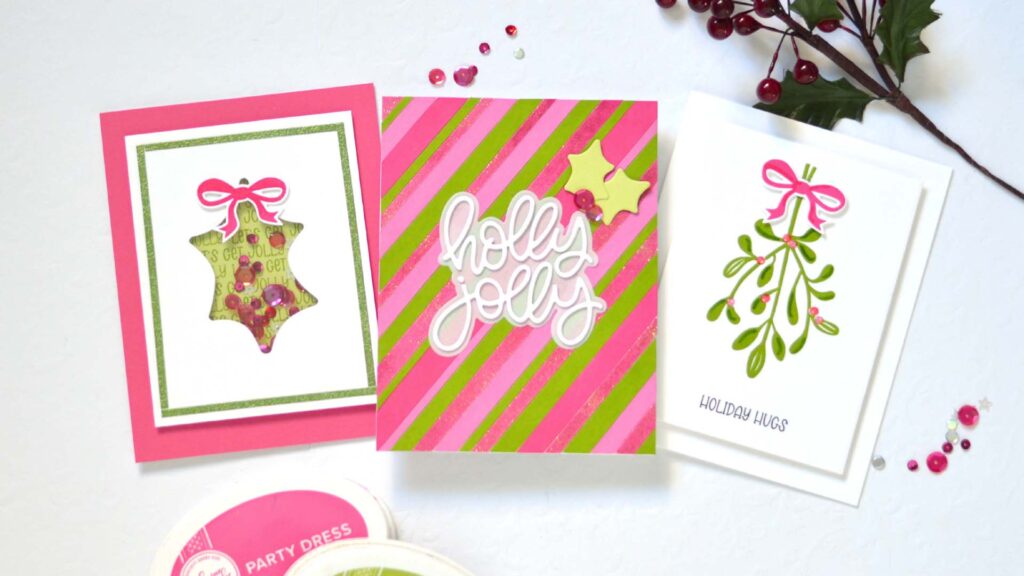 Therese Calvird - Same But Different Christmas Card Series 1 - Catherine Pooler Holly Jolly Christmas Collection (card video) 1