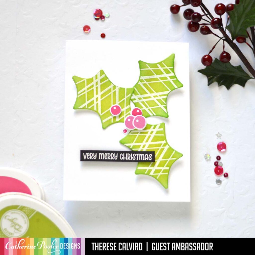 Therese Calvird - Same But Different Christmas Card Series 1 - Catherine Pooler Holly Jolly Christmas Collection (card video) 1