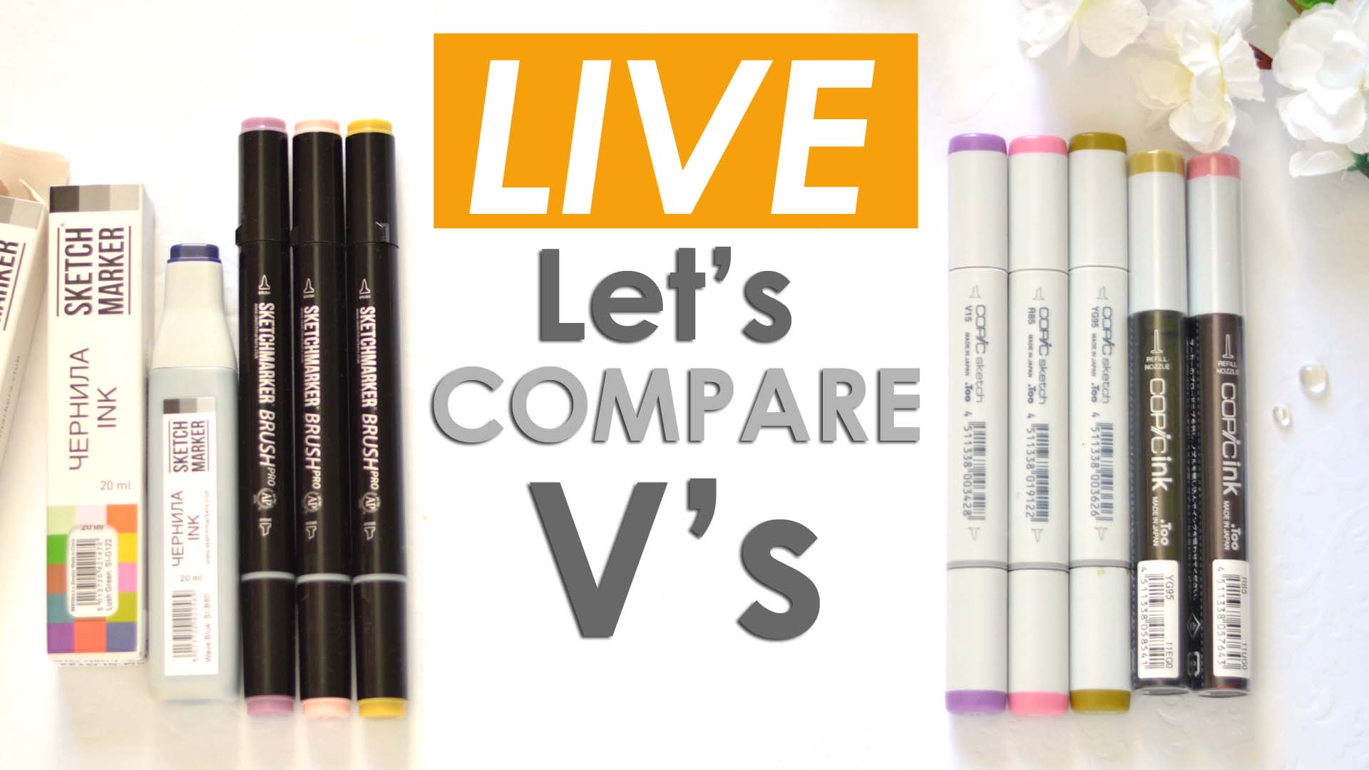 Affordable Alcohol Markers? Let’s Compare! + LIVE Video!