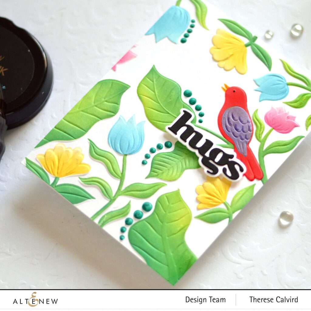 Altenew - Imaginary Jungle 3D - Imaginary Jungle Stencil - Versatile Greetings Die (card) (3) copy