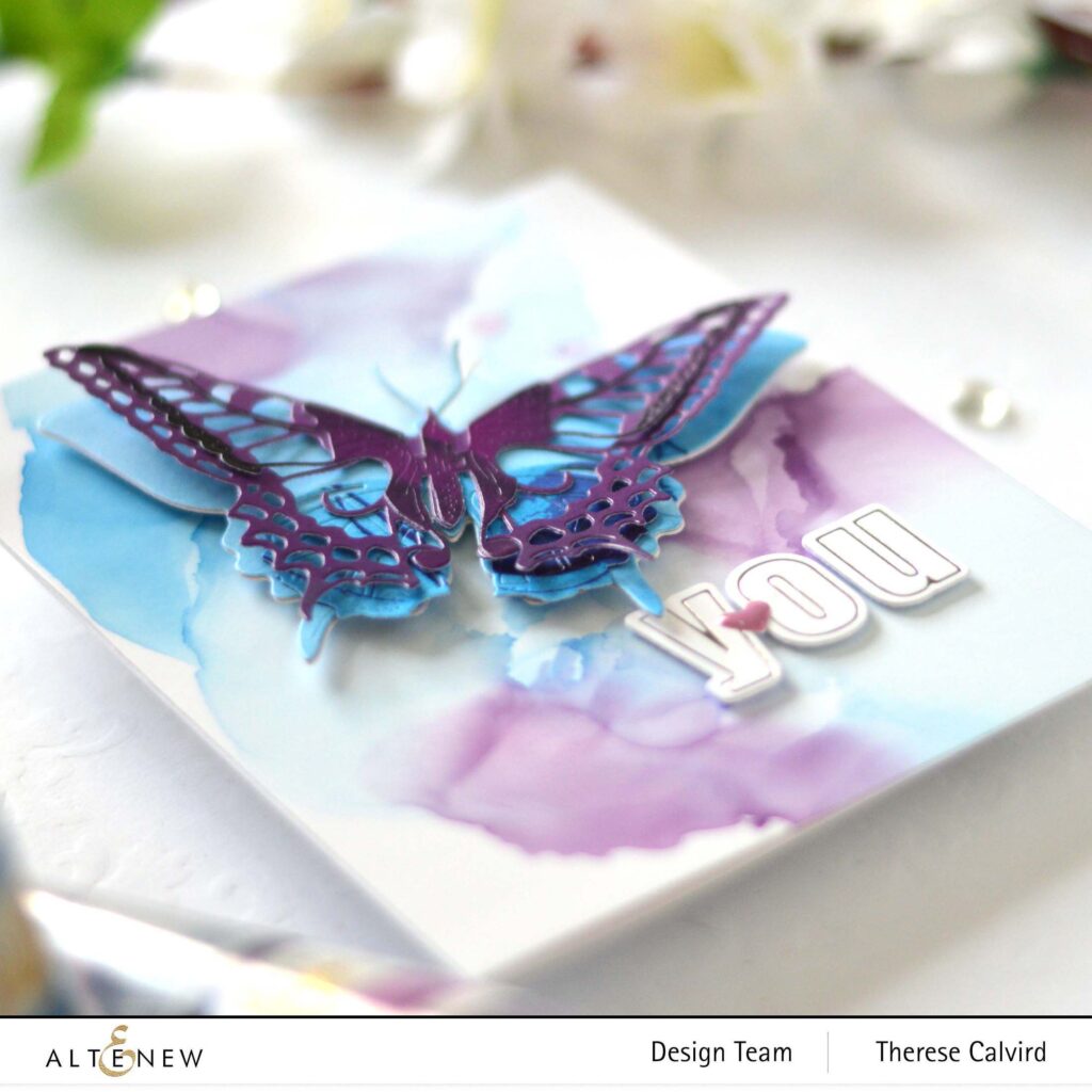 Altenew - Swallowtail Butterfly Die - Essential Alpha HFP - Essential Alpha Die (card) (3) copy