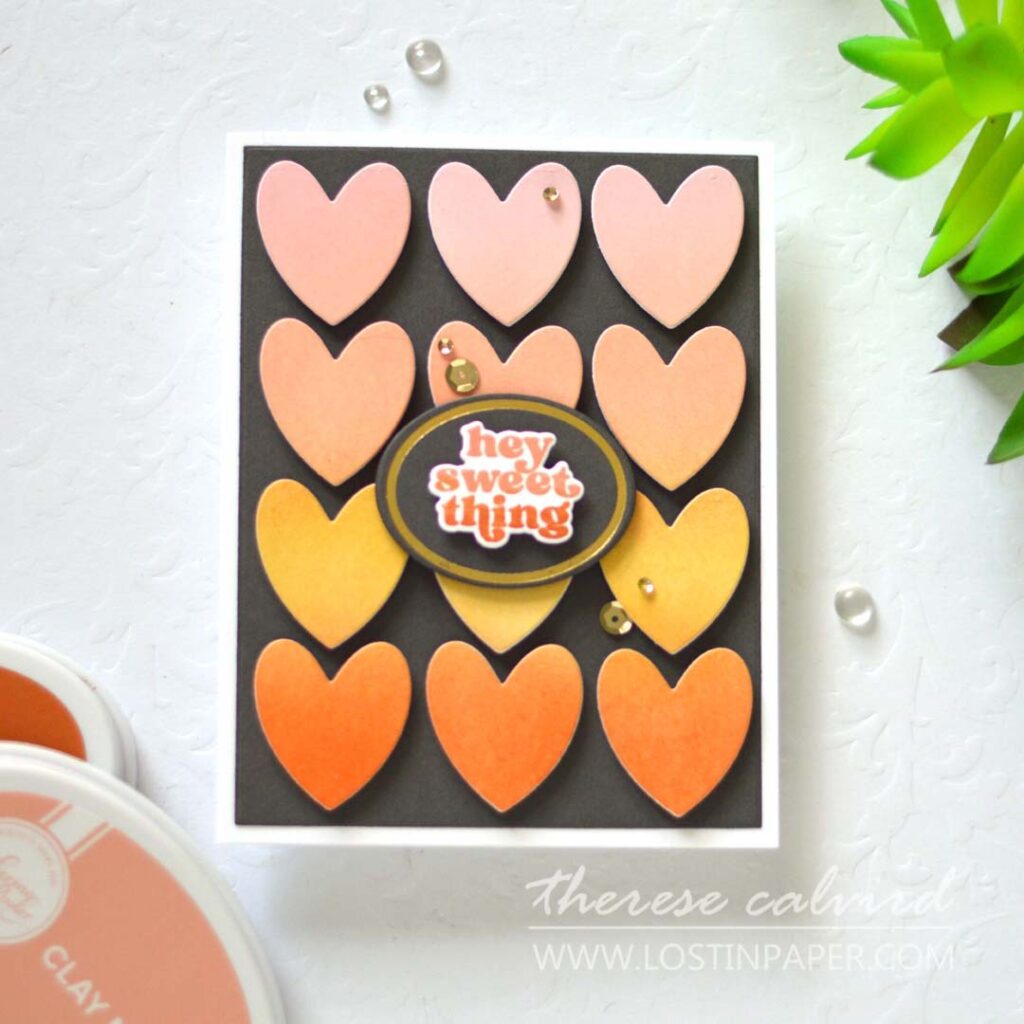 Therese Calvird - Ellen Hutson - Ghost Hugger - Essential Ovals HF - Casual Greetings (card) 1