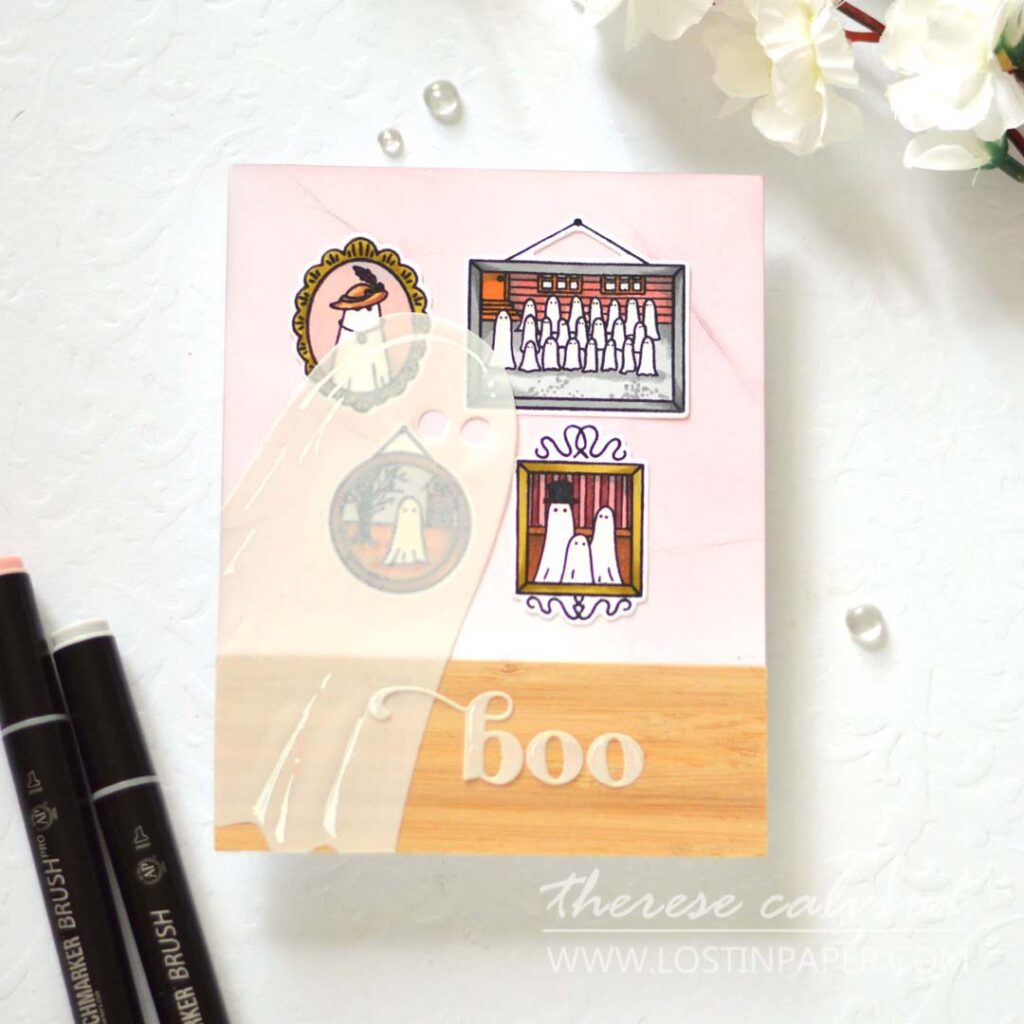 Therese Calvird - Ellen Hutson - Ghost Hugger - Hey Boo - Ghost Ancestors (card) 2