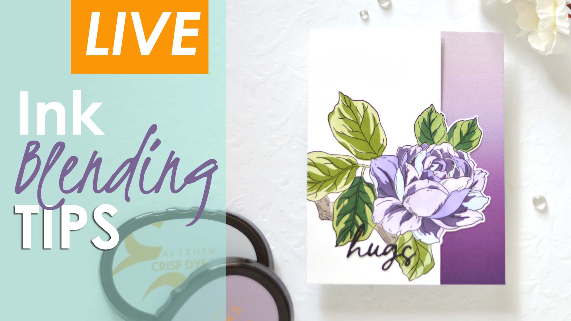 15 Quick TOP TIPS For Ink Blending & Cards! + LIVE Video!