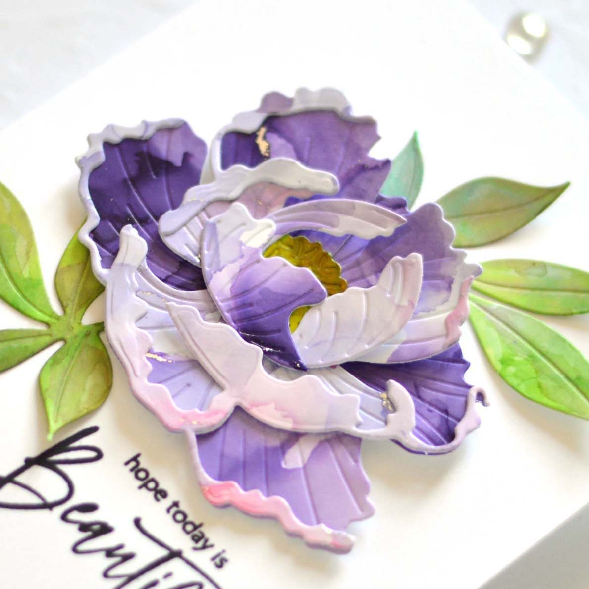 Altenew - Alcohol Ink Refills - Craft A Flower Open Peony - Magnolia Ballerina (card) (2) copy