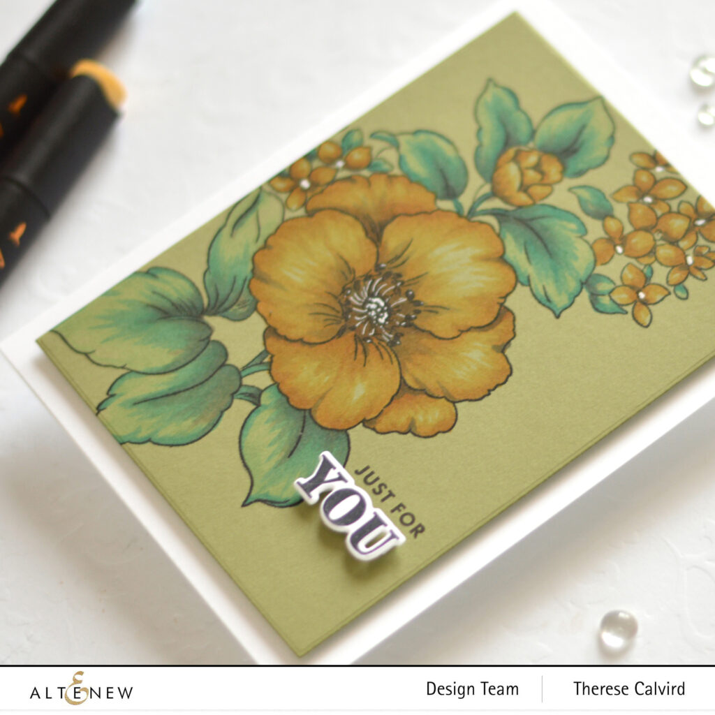 Altenew - Build A Garden Rosa Gallica - Add-On Die - Beach Garden Set K (card) (6) copy