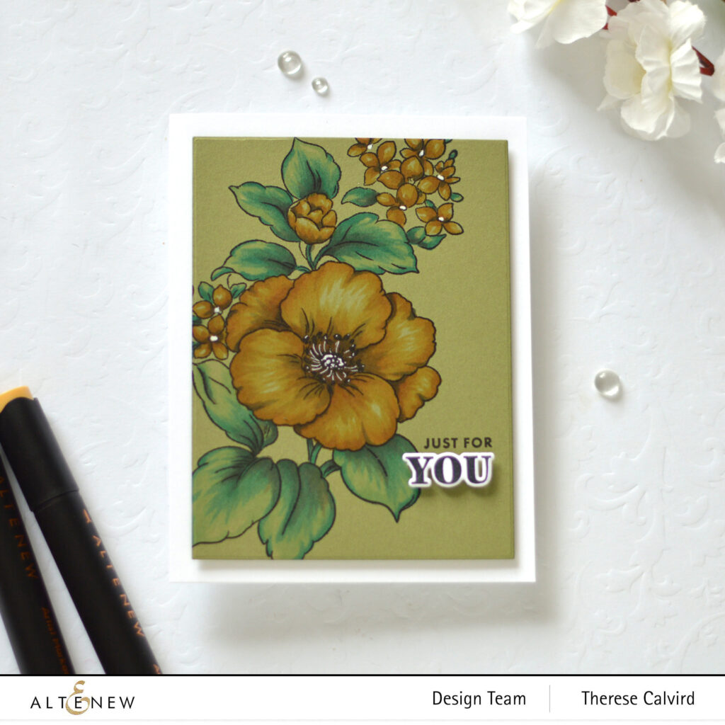 Altenew - Build A Garden Rosa Gallica - Add-On Die - Beach Garden Set K (card) (6) copy