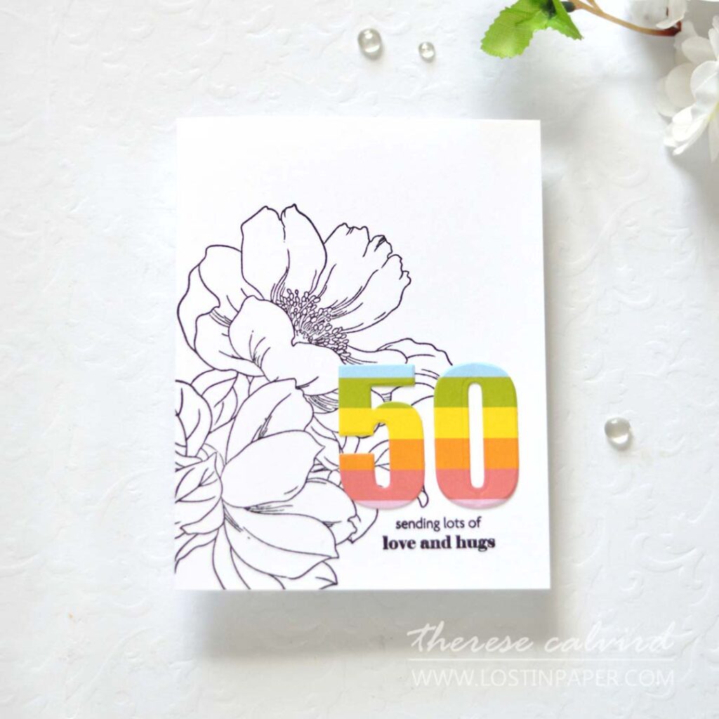 Therese Calvird - Super-QUICK Card ideas - 5 cards in 1 hour (LIVE Video) 1