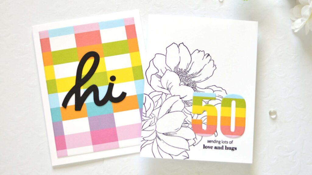 Therese Calvird - Super-QUICK Card ideas - 5 cards in 1 hour (LIVE Video) 1