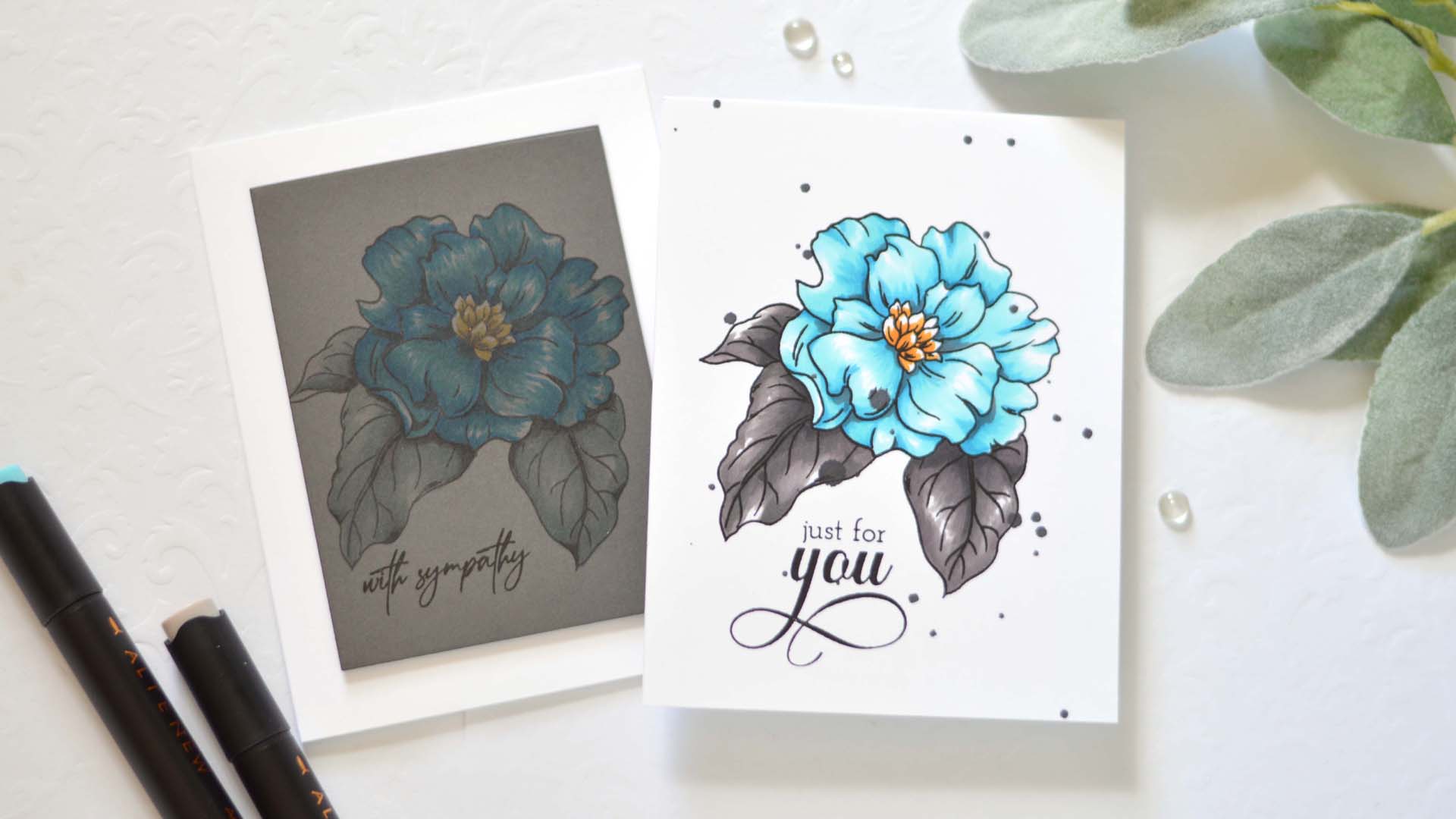 I Used Alcohol Markers on WHICH Cardstock! Really? (with Video Tutorial)