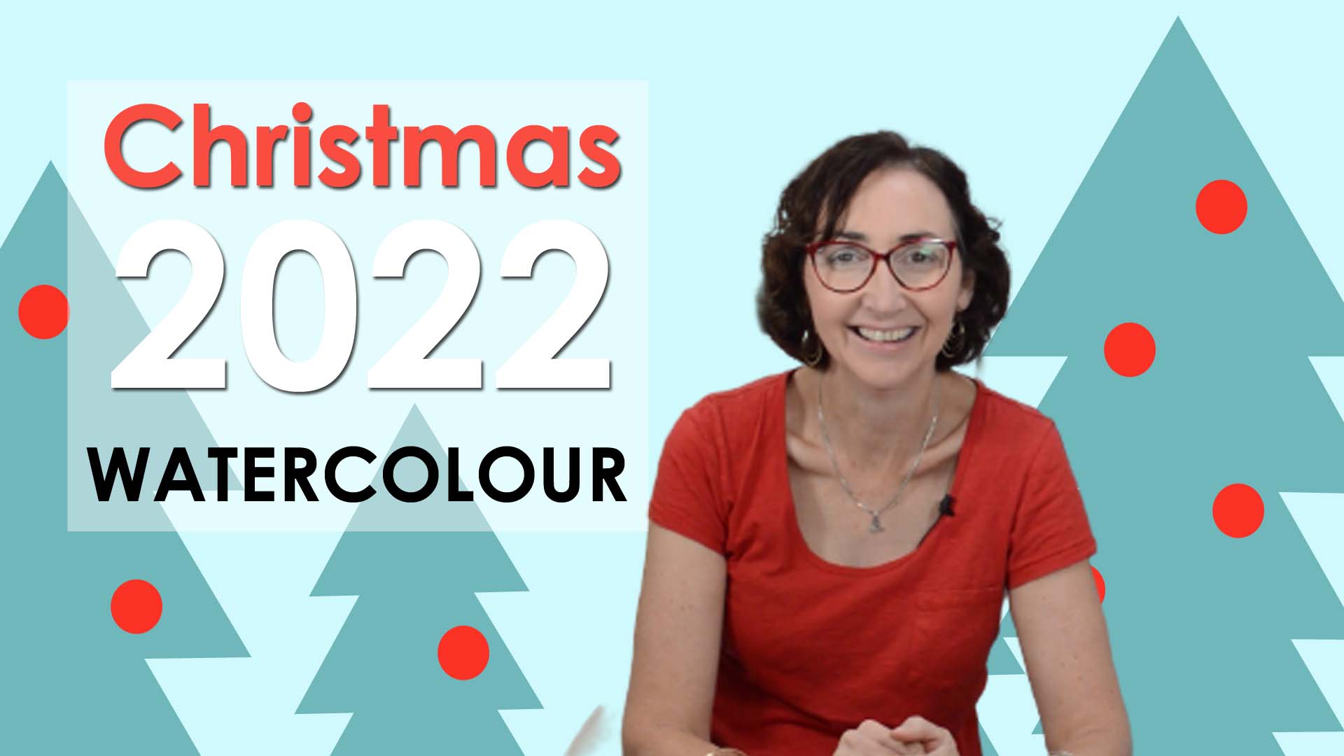 How to Make 5 EASY Peasy Watercolor CHRISTMAS CARDS + Video!