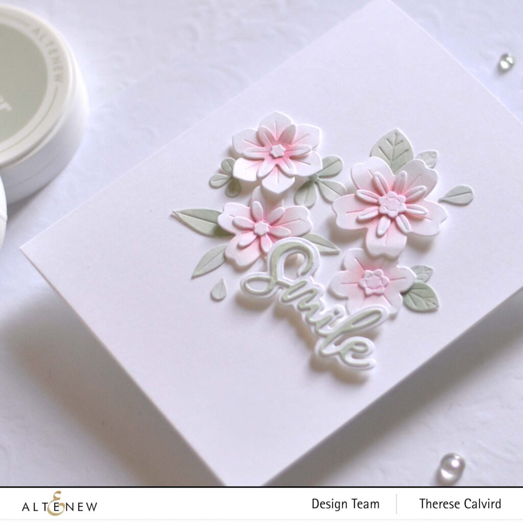 Altenew - Zero Waste 3D Floral Cover Die - XOXO and More - Take 2 With Therese (card video) 1 copy