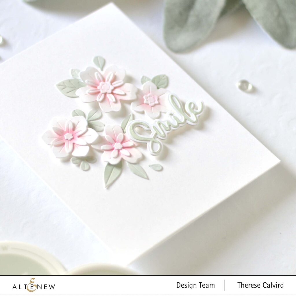 Altenew - Zero Waste 3D Floral Cover Die - XOXO and More - Take 2 With Therese (card video) 1 copy