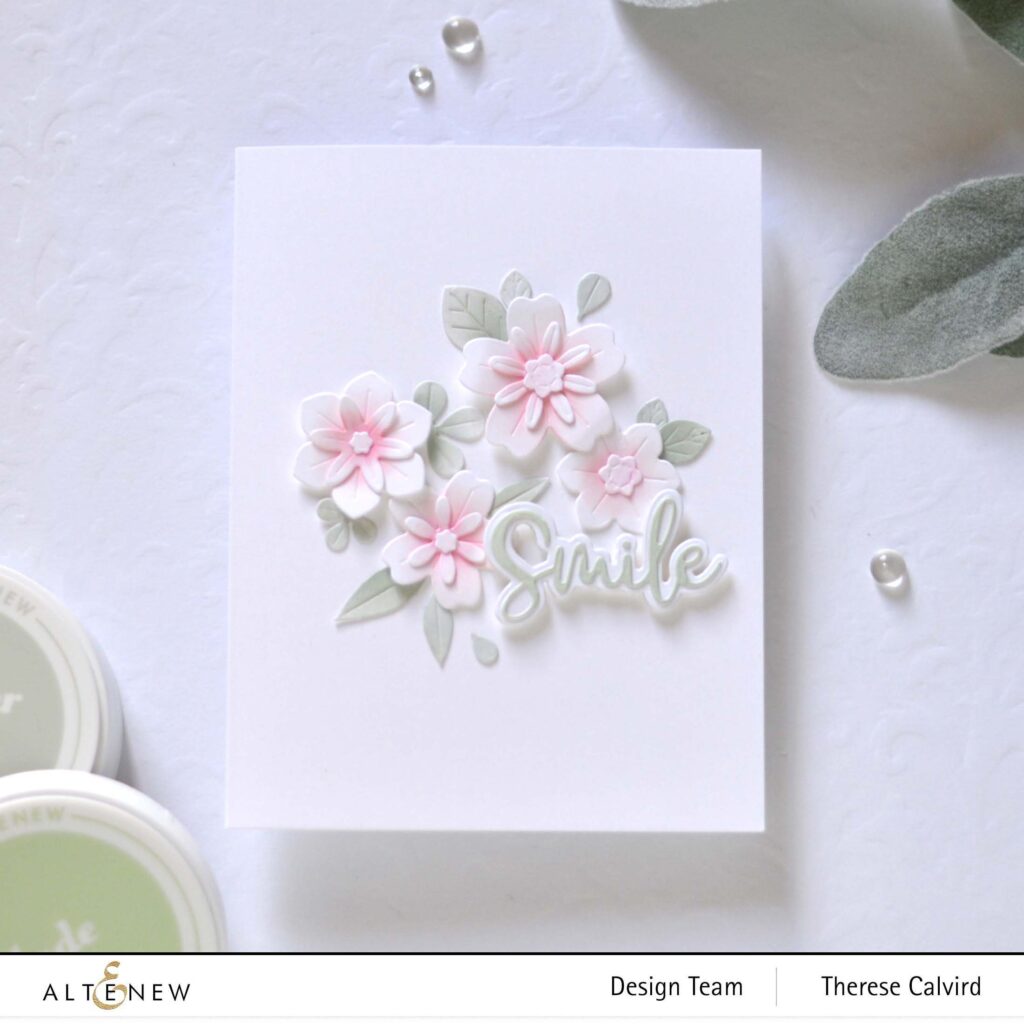 Altenew - Zero Waste 3D Floral Cover Die - XOXO and More - Take 2 With Therese (card video) 1 copy