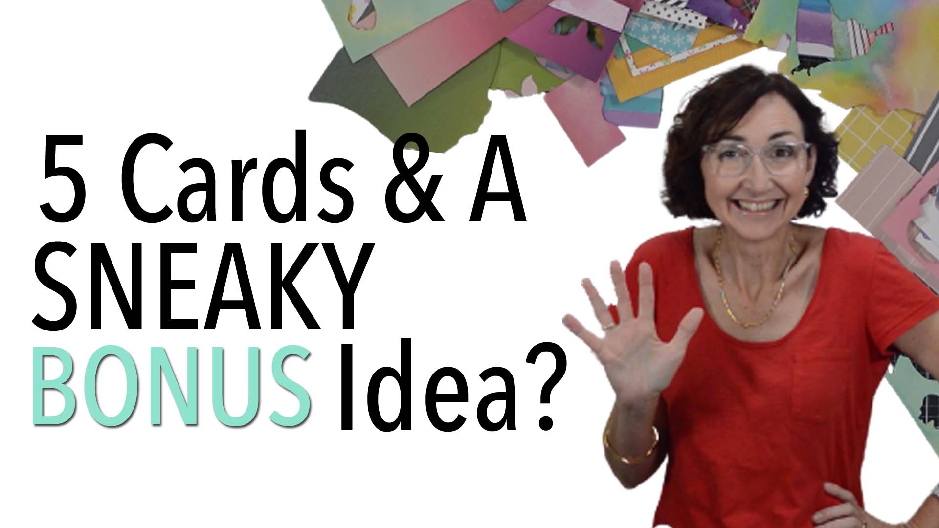5 MORE CREATIVE Ways to Use Cardstock Scraps with a BONUS Technique! + Video!
