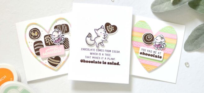 Therese Calvird - Ellen Hutson - Galentines - Heart Eyes - Trufflin' - Valentine Vibes (cards) (5)