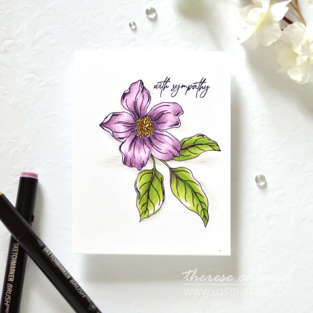 Lostinpaper - Altenew Hello Beautiful - Fragile Foliage (LIVE Card Video) (2)