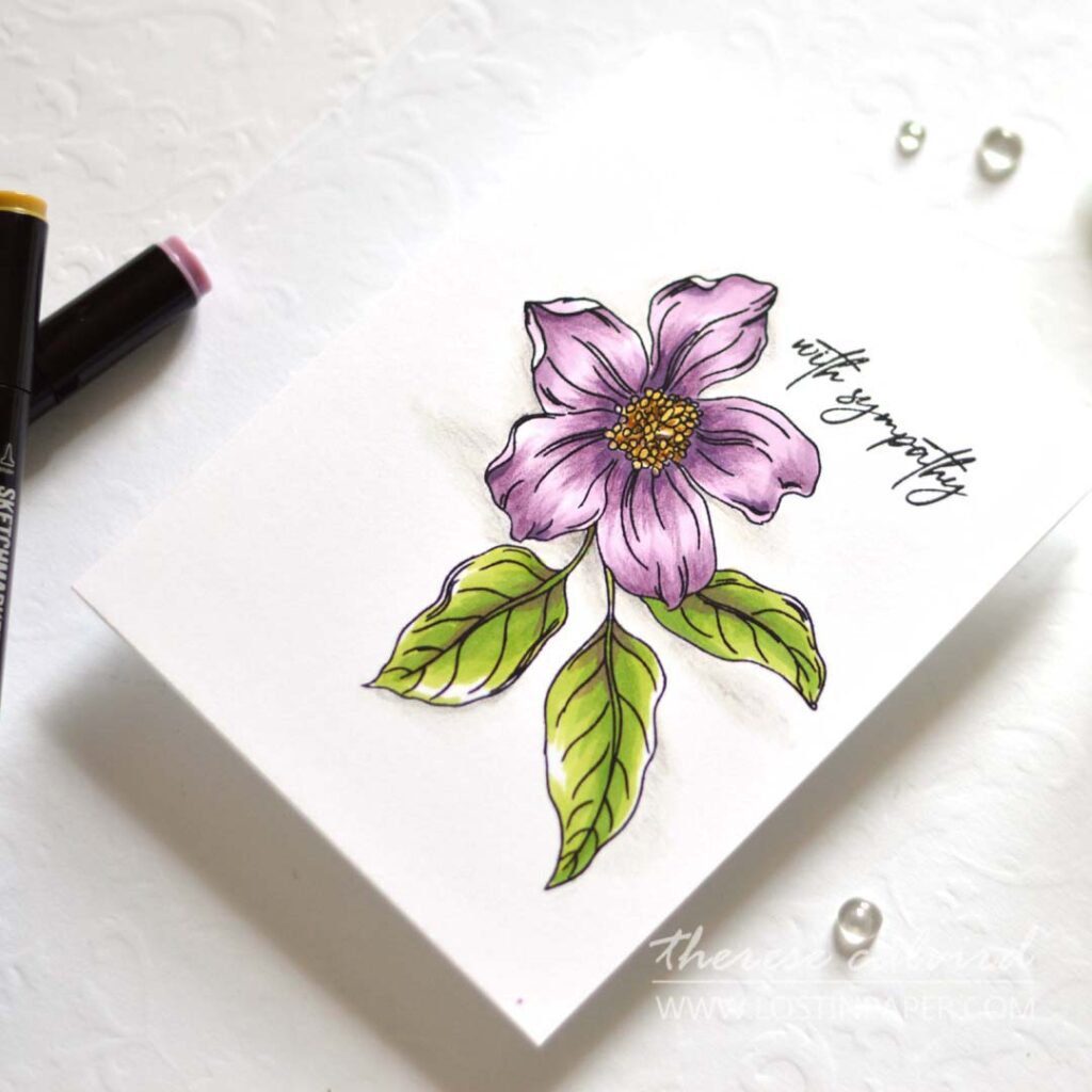 Lostinpaper - Altenew Hello Beautiful - Fragile Foliage (LIVE Card Video) (2)