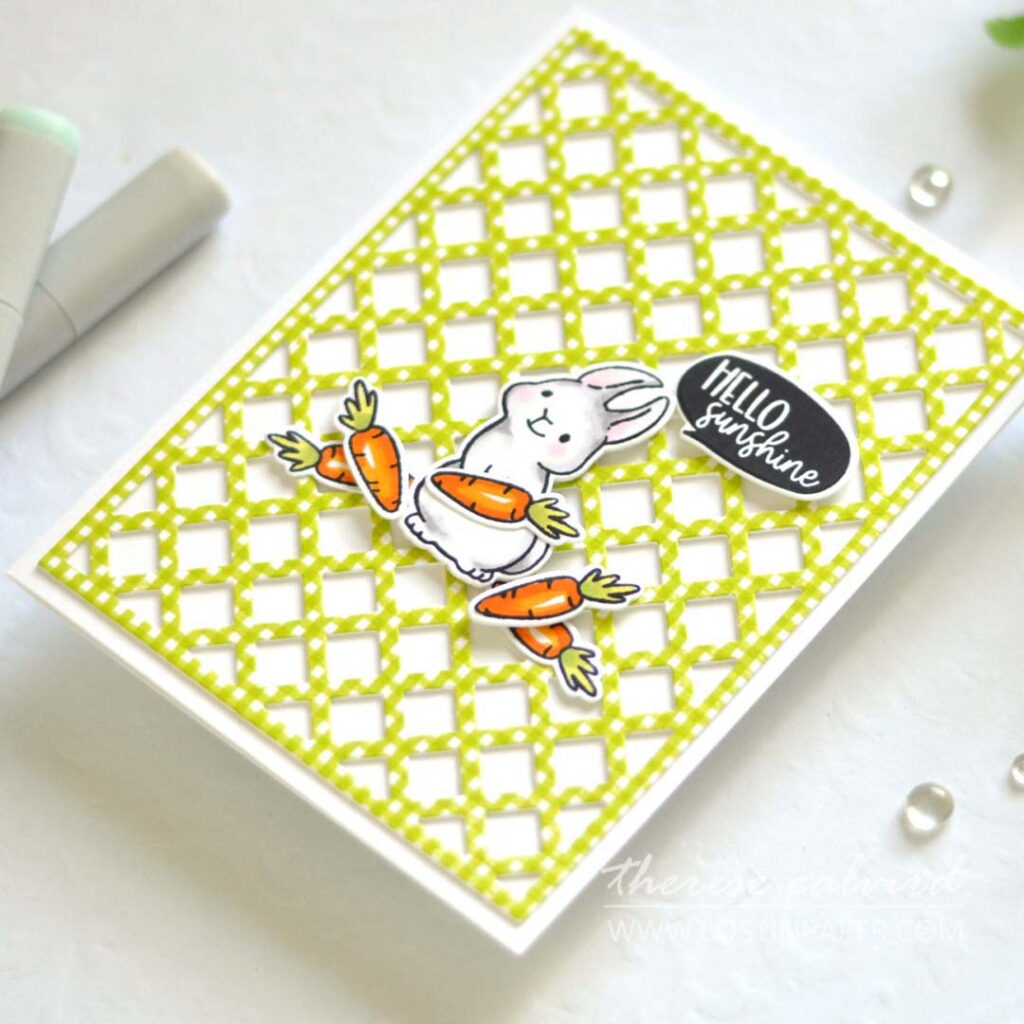 Therese Calvird - Ellen Hutson - Sweet Spring - Skinny Stripes - Lattice Background - Soak it Up (card) (15)