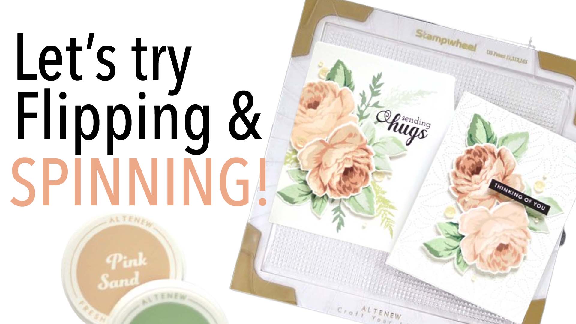 How to Layer Stamp Mulitple BEAUTIFUL Roses with the Stampwheel! (+ Video)