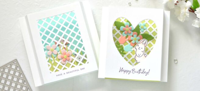 Therese Calvird - Ellen Hutson - Spring Flowers Shadow Box Cards (1)