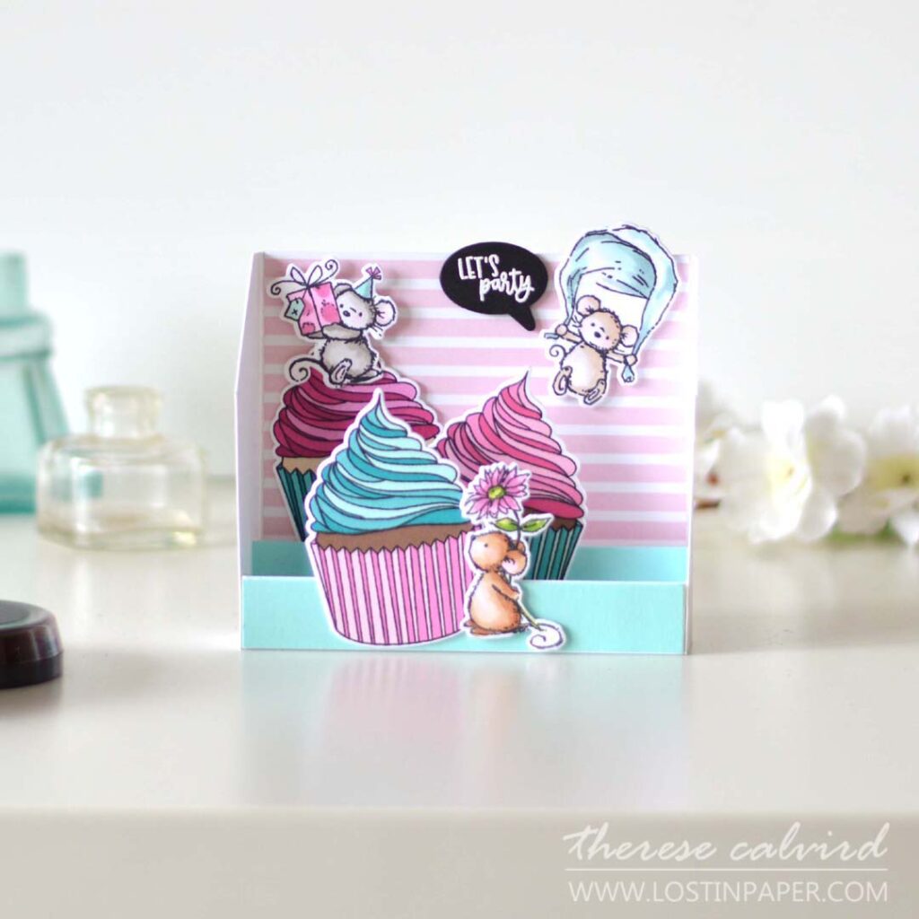 Therese Calvird - Pop Up Cards - Altenew - Penny Black (card video) (1)