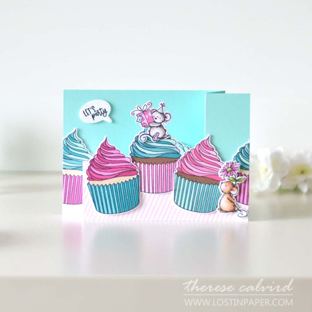 Therese Calvird - Pop Up Cards - Altenew - Penny Black (card video) (1)
