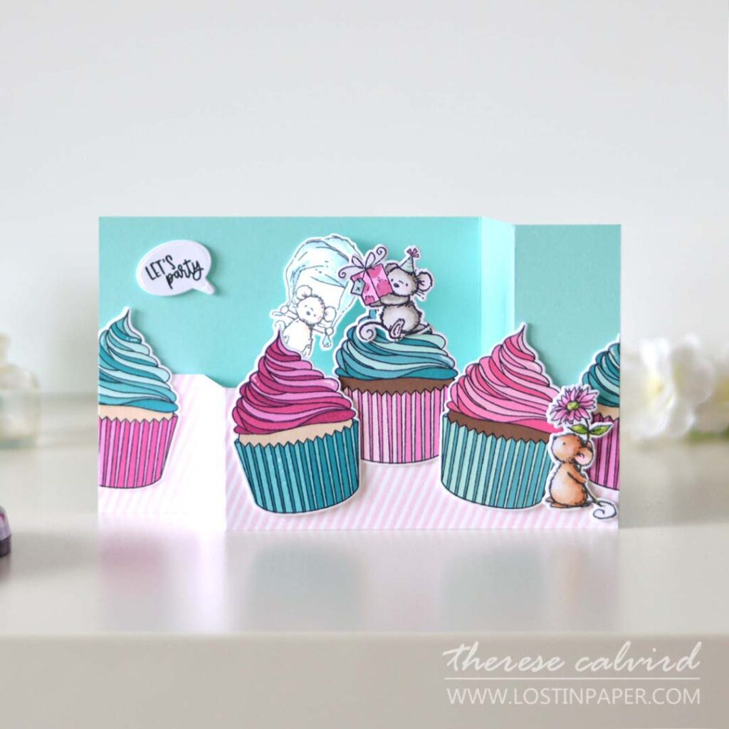 Therese Calvird - Pop Up Cards - Altenew - Penny Black (card video) (1)