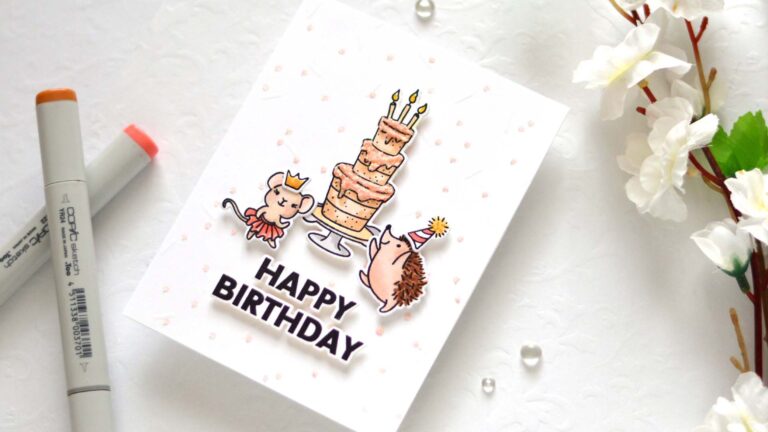 Therese Calvird - Ellen Hutson - Sprinkles - HB2U - Party Time (card) (1)
