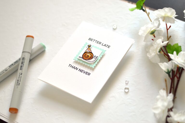 Therese Calvird - Ellen Hutson - A2 Envelope - Mail Call - Sending Love - Snail Mail - First Class (card) (1)