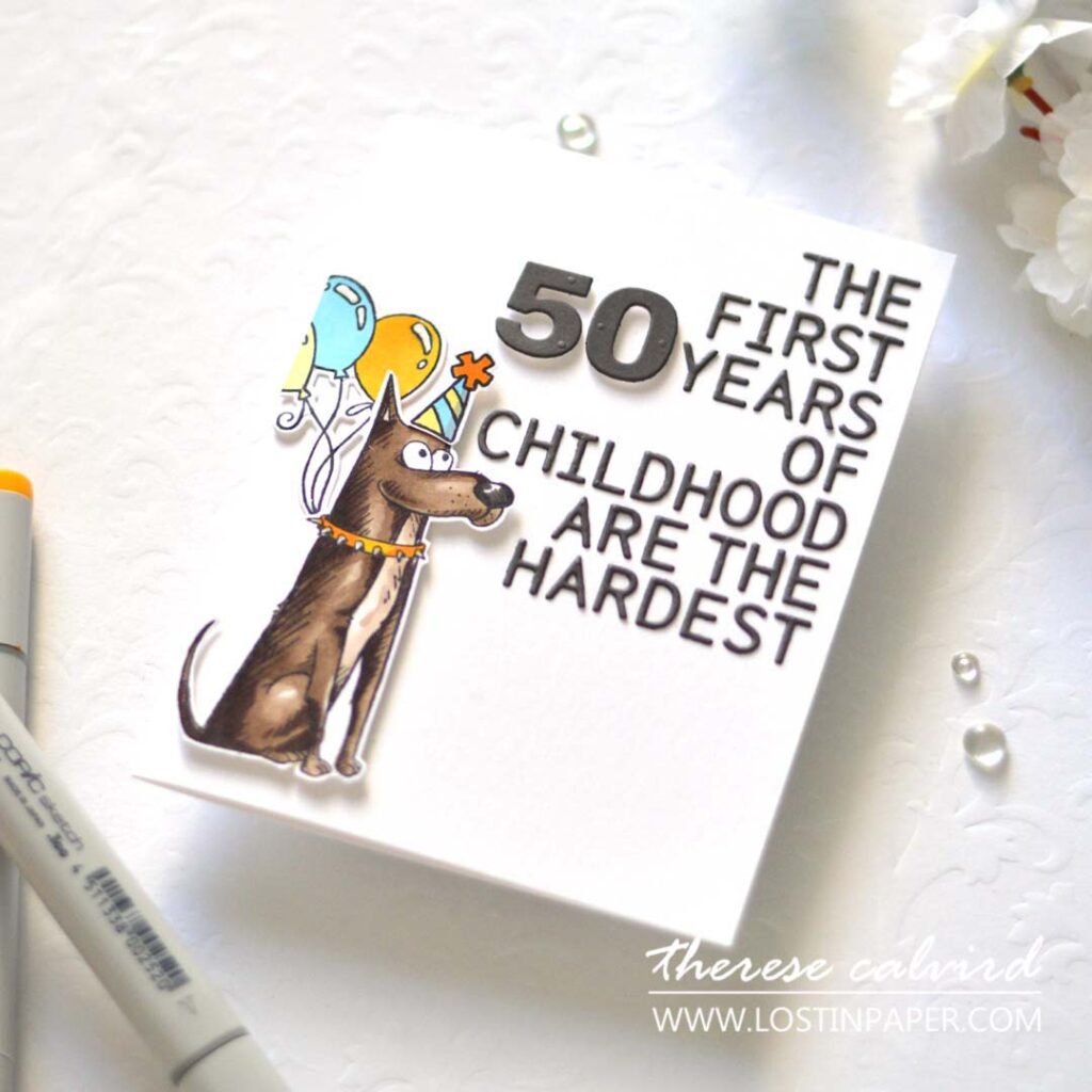 Therese Calvird - Funny Men's 50th Birthday card (1)