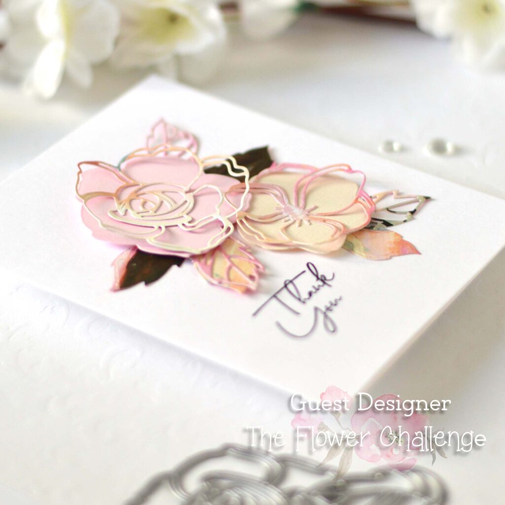 Therese Calvird - The Flower Challenge CAS - Altenew (card (3) copy