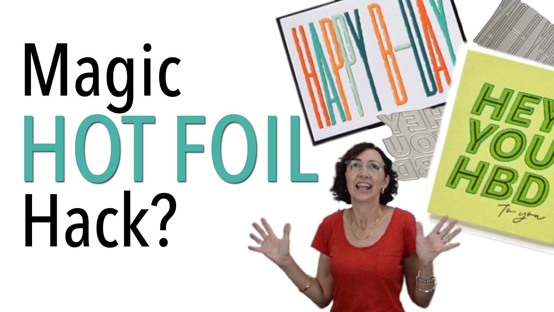 Unbelievable Crafting Hack: How to Hot Foil with Just a Regular Die + Video!