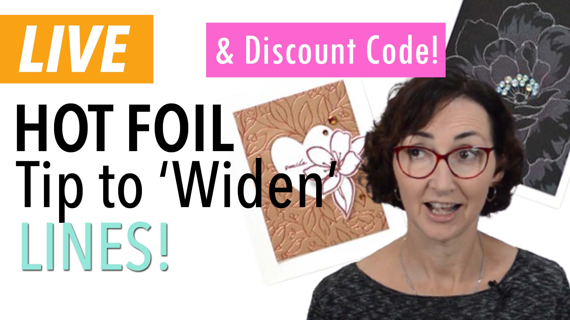 Crafty Critta NEW Hot Foil Release & Discount CODE! + LIVE Video!
